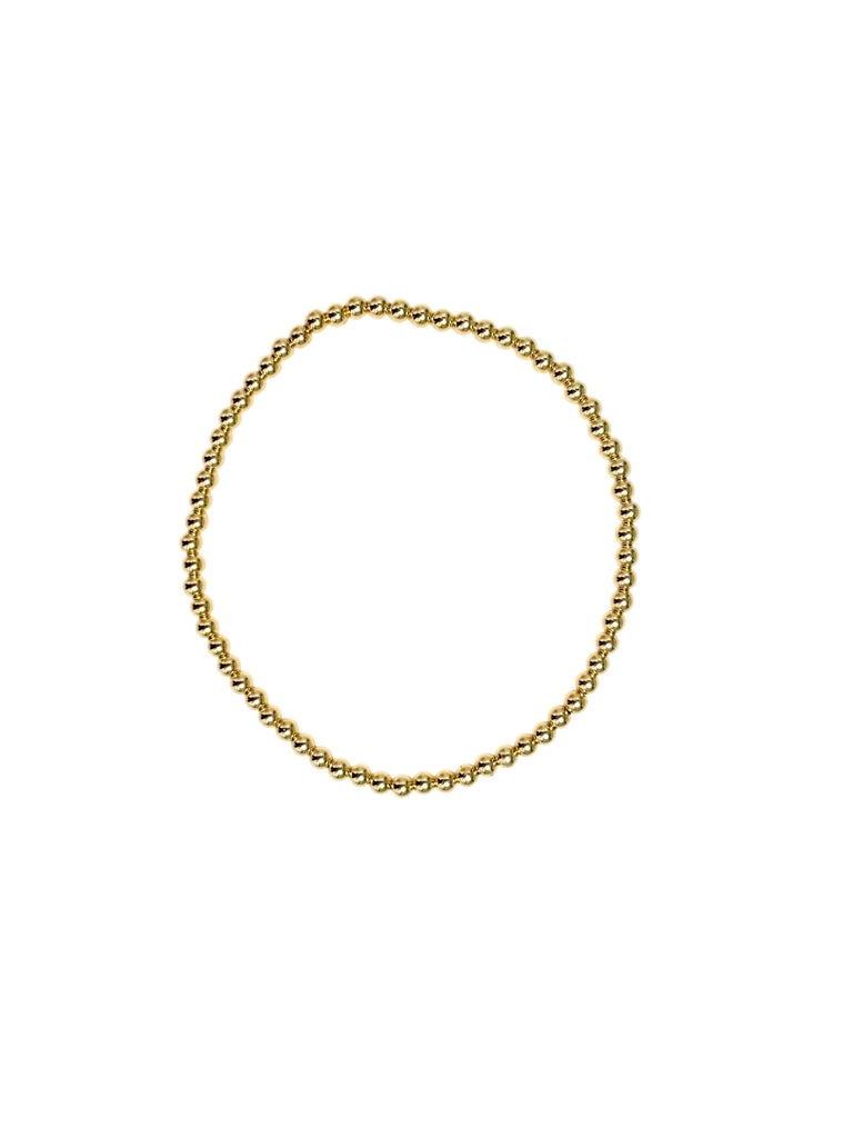 3MM Gold Filled Ball Anklets